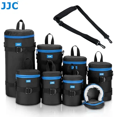 JJC 럭셔리 카메라 렌즈 가방 케이스 캐논 렌즈 니콘 소니 올림푸스 후지 DSLR 사진 액세서리 숄더백 백팩