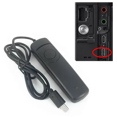 RM-VPR1 원격 셔터 릴리스 케이블 제어, 소니 ZV1 A6600 A6500 A6400 A6300 A1 A9 A7 A7R V A7S II III IV V RX100 M5 VPR1