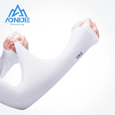 AONIJIE 아오니지 E4036 여름 야외 운동 빠른 건조 장갑 아이스 실크 운동 운전 장갑의 아이스 팔찌커버