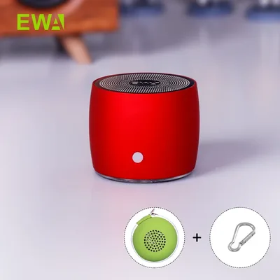 EWA A103 미니 블루투스 스피커 독일산 베이스 스피커 (야외/실내 캠핑/자전거/여행용) 금속 박스형 강력한 사운드