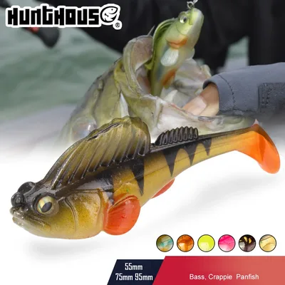 Hunthouse 낚시 루어 소프트 미끼 지그 소프트 루어 7/10/14/21/28g Swimbait Wobblers 파이크 베이스 쉐드 낚시 퍼치 바닷물 물고기