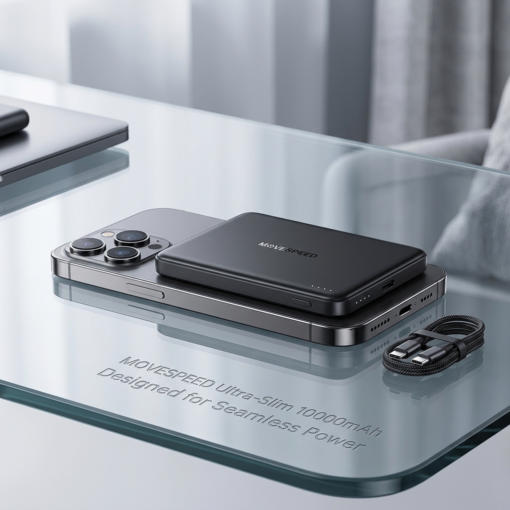 아이폰 카메라 간섭 없는 MOVESPEED 10000mAh 맥세이프 보조배터리 팩트체크